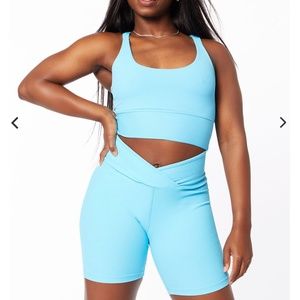 NEW Year of Ours Workout Set, Aqua Blue